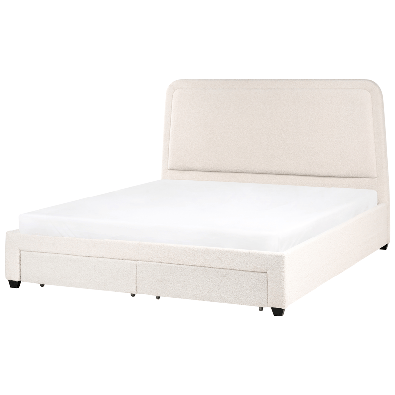 Dobbeltseng Sardent 180x200 - Off-White - Møbler - Senger - Senger med oppbevaring