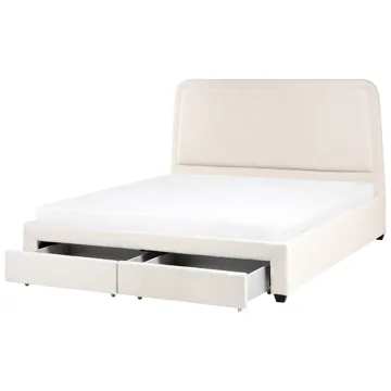 Dobbeltseng Sardent 180x200 - Off-White - Møbler - Senger - Senger med oppbevaring