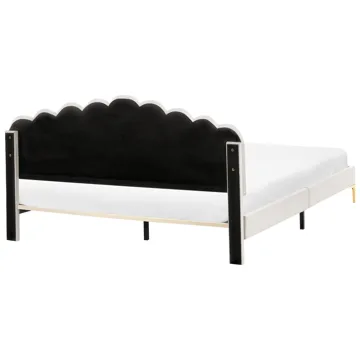 Dobbeltseng Sauvian 180x200 cm - Off-White - Møbler - Senger - Sengeramme & sengestamme
