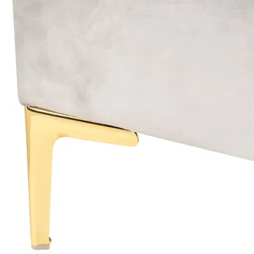 Dobbeltseng Sauvian 180x200 cm - Off-White - Møbler - Senger - Sengeramme & sengestamme