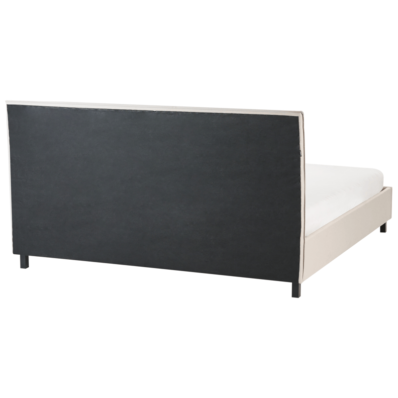 Dobbeltseng Sennez 180x200 - Beige - Møbler - Senger - Sengeramme & sengestamme