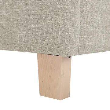 Dobbeltseng Sennez 180x200 - Beige - Møbler - Senger - Sengeramme & sengestamme