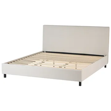 Dobbeltseng Sennez 180x200 - Beige - Møbler - Senger - Sengeramme & sengestamme