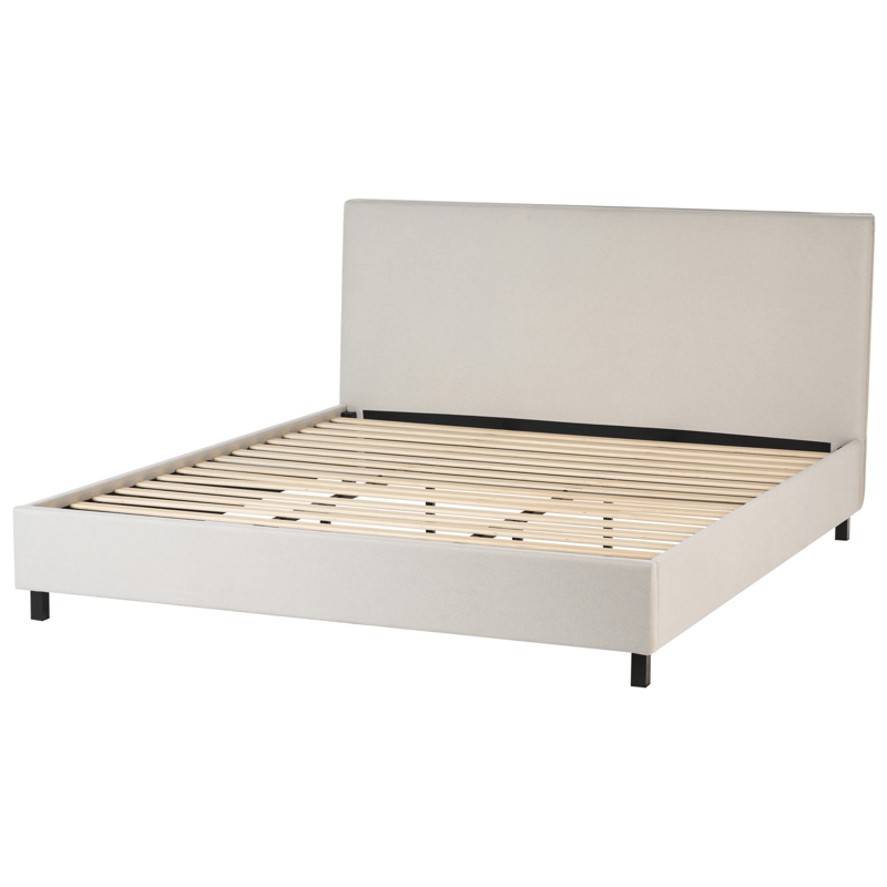 Dobbeltseng Sennez 180x200 - Beige - Møbler - Senger - Sengeramme & sengestamme