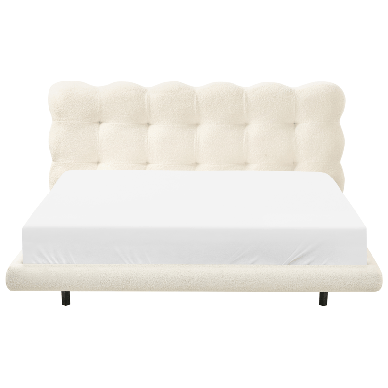 Dobbeltseng Soulisse 160x200 cm - Off-White - Møbler - Senger - Sengeramme & sengestamme