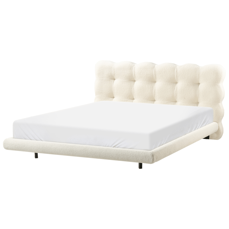 Dobbeltseng Soulisse 160x200 cm - Off-White - Møbler - Senger - Sengeramme & sengestamme