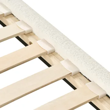 Dobbeltseng Soulisse 160x200 cm - Off-White - Møbler - Senger - Sengeramme & sengestamme