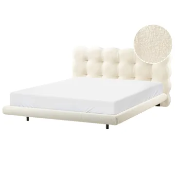 Dobbeltseng Soulisse 160x200 cm - Off-White - Møbler - Senger - Sengeramme & sengestamme
