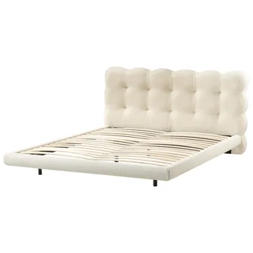 Dobbeltseng Soulisse 160x200 cm - Off-White - Møbler - Senger - Sengeramme & sengestamme