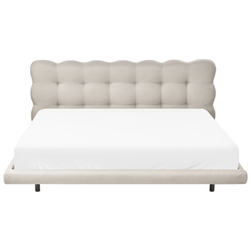 Dobbeltseng Soulisse 180x200 cm - Beige - Møbler - Senger - Sengeramme & sengestamme