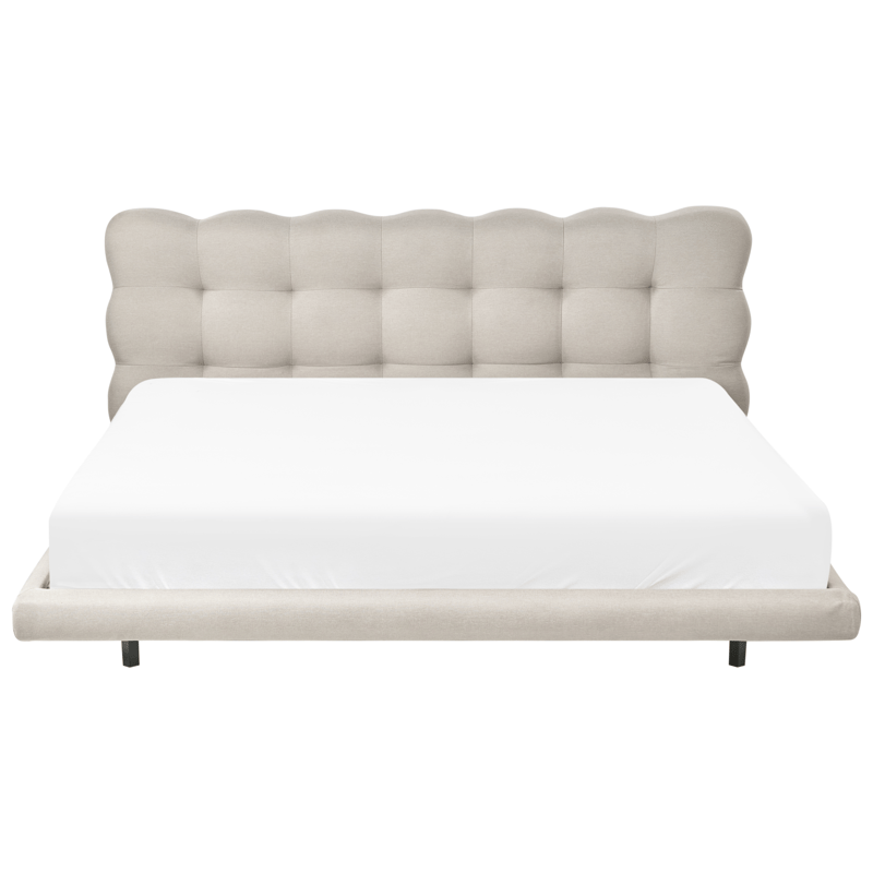 Dobbeltseng Soulisse 180x200 cm - Beige - Møbler - Senger - Sengeramme & sengestamme