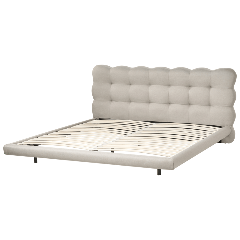 Dobbeltseng Soulisse 180x200 cm - Beige - Møbler - Senger - Sengeramme & sengestamme