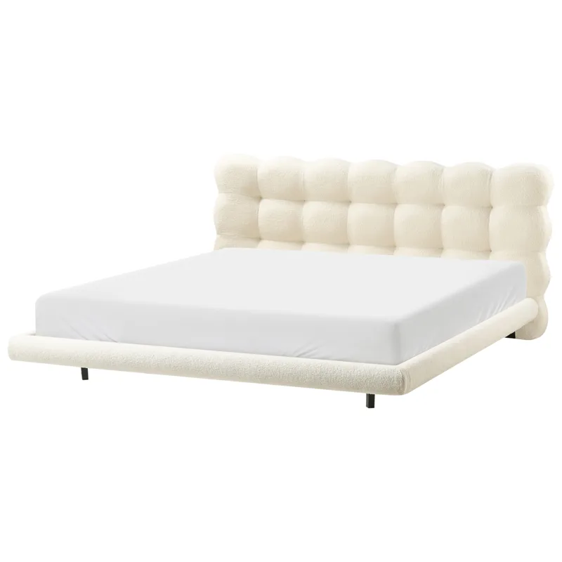 Dobbeltseng Soulisse 180x200 cm - Off-White - Møbler - Senger - Sengeramme & sengestamme