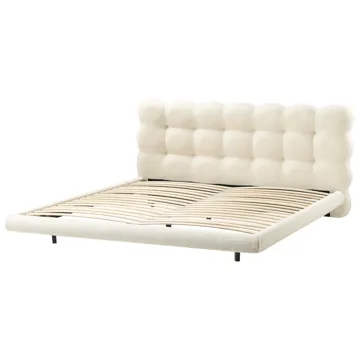 Dobbeltseng Soulisse 180x200 cm - Off-White - Møbler - Senger - Sengeramme & sengestamme