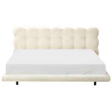 Dobbeltseng Soulisse 180x200 cm - Off-White - Møbler - Senger - Sengeramme & sengestamme