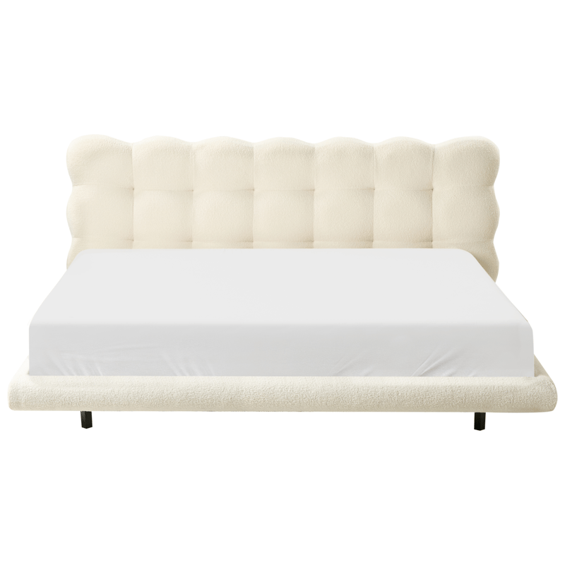 Dobbeltseng Soulisse 180x200 cm - Off-White - Møbler - Senger - Sengeramme & sengestamme
