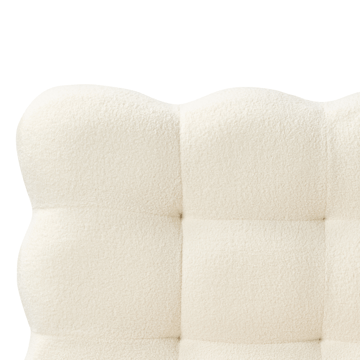 Dobbeltseng Soulisse 180x200 cm - Off-White - Møbler - Senger - Sengeramme & sengestamme