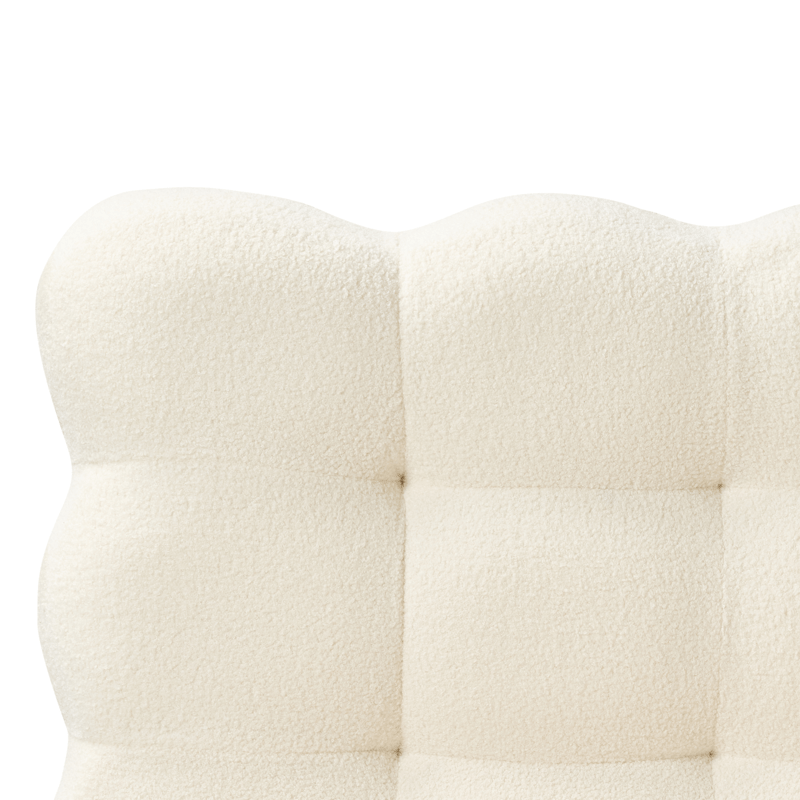 Dobbeltseng Soulisse 180x200 cm - Off-White - Møbler - Senger - Sengeramme & sengestamme