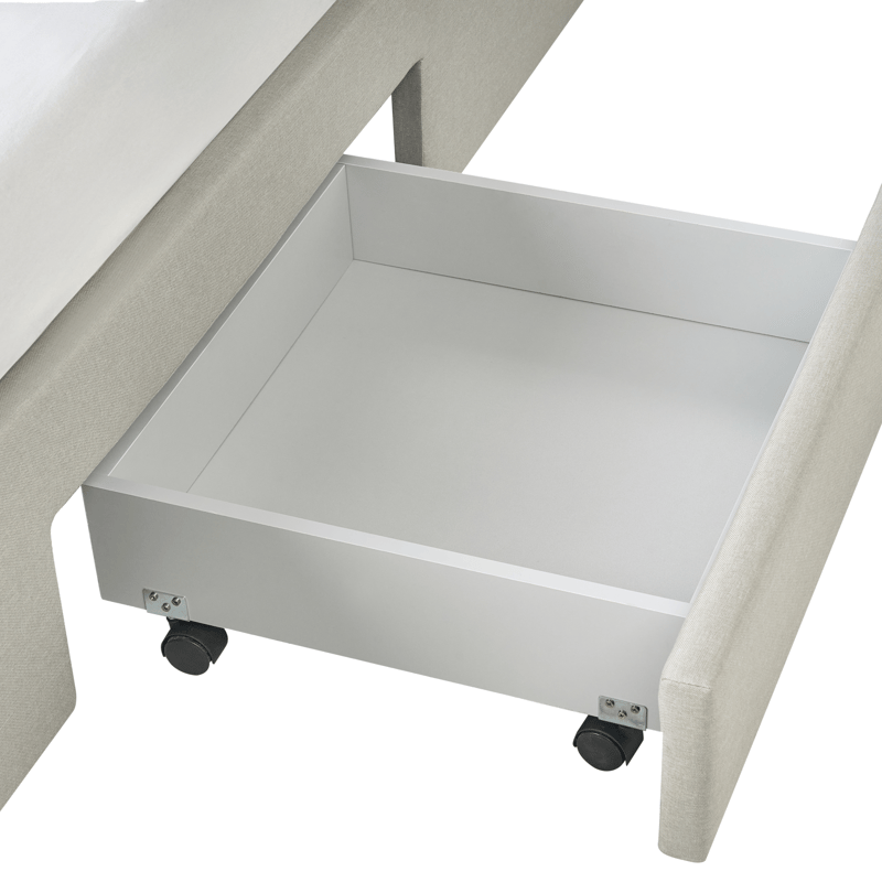 Dobbeltseng Soutrin 160x200 cm - Beige - Møbler - Senger - Senger med oppbevaring