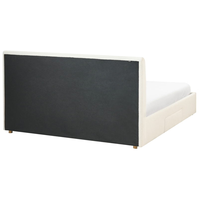 Dobbeltseng Soutrin 180x200 cm - Off-white - Møbler - Senger - Senger med oppbevaring