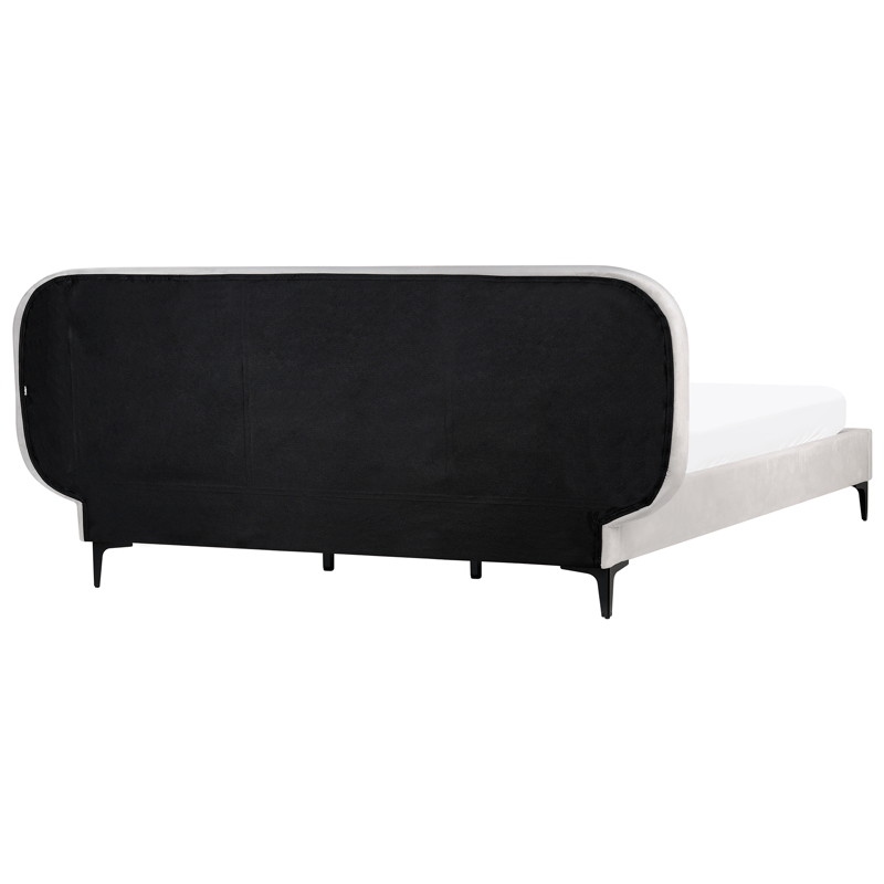 Dobbeltseng Suzette 180x200 cm - Lysegrå - Møbler - Senger - Sengeramme & sengestamme