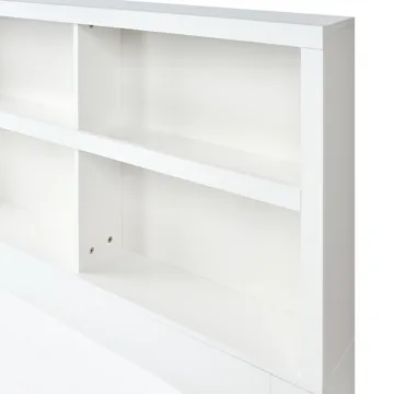 Dobbeltseng Tarare 180x200 - Hvit - Møbler - Senger - Senger med oppbevaring
