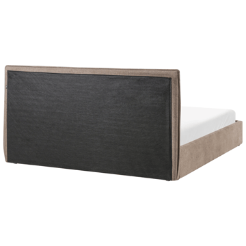 Dobbeltseng Tarascon 180x200 cm - Taupe - Møbler - Senger - Senger med oppbevaring