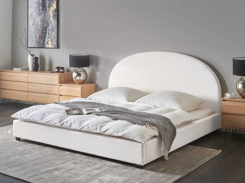 Dobbeltseng Vaucluse 180x200 cm - Off-white - Møbler - Senger - Sengeramme & sengestamme