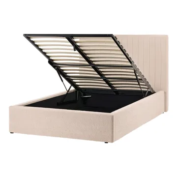 Dobbeltseng Vion 120x200 cm - Beige - Møbler - Senger - Senger med oppbevaring
