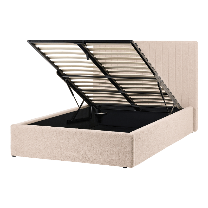 Dobbeltseng Vion 120x200 cm - Beige - Møbler - Senger - Senger med oppbevaring