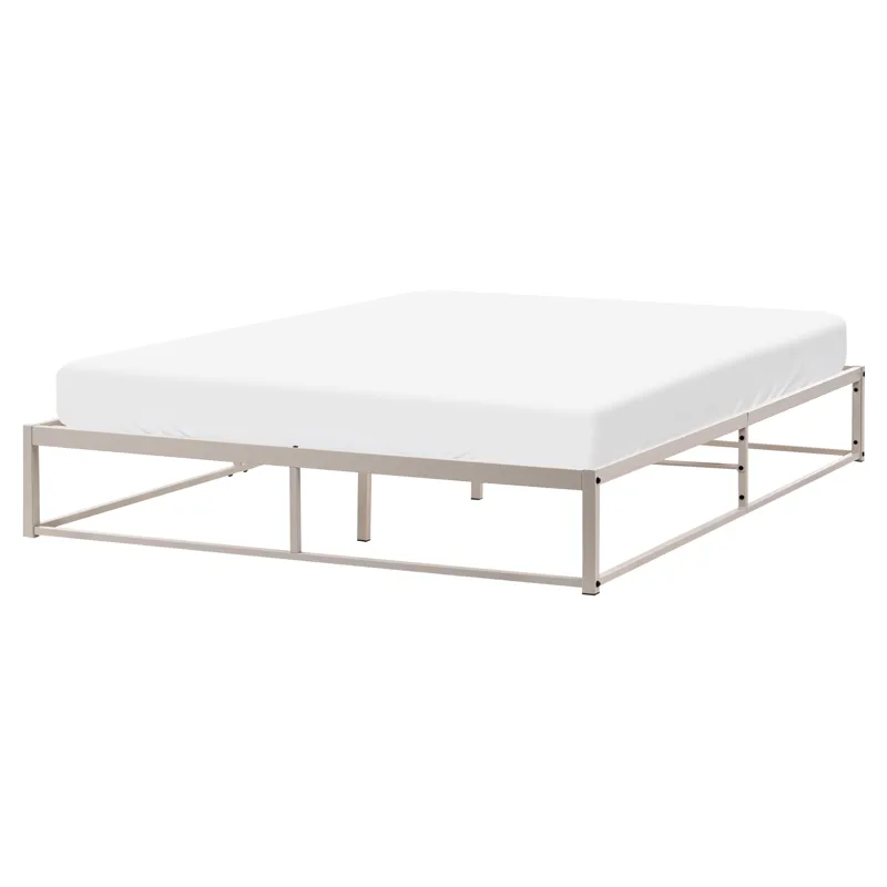 Dobbeltseng Viry 160x200, Lys beige