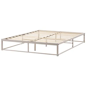 Dobbeltseng Viry 160x200 - Lys beige - Møbler - Senger - Sengeramme & sengestamme