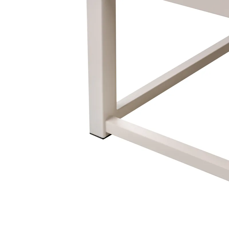 Dobbeltseng Viry 160x200 - Lys beige - Møbler - Senger - Sengeramme & sengestamme
