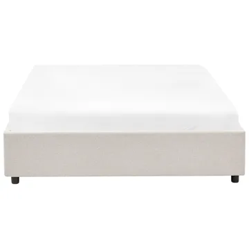 Dobbeltseng Prades 140x200 cm - Lys beige - Møbler - Senger - Senger med oppbevaring