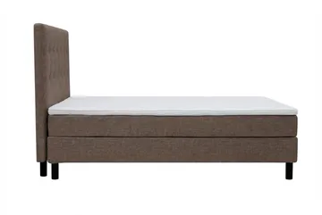 Dream komplett sengepakke 120x200 cm knapper - Brun - Møbler - Senger - Komplett sengepakke