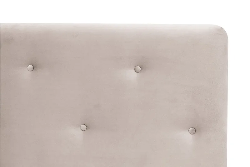 Dream Komplett Sengepakke 140x200 cm Asymmetriske knapper - Beige - Møbler - Senger - Kontinentalsenger