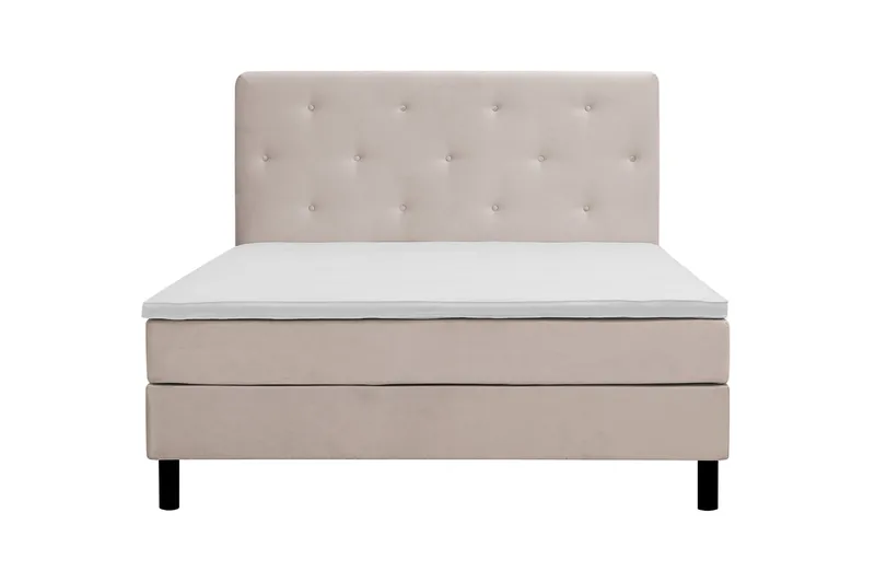 Dream Komplett Sengepakke 150x200 cm Asymmetriske knapper, Beige