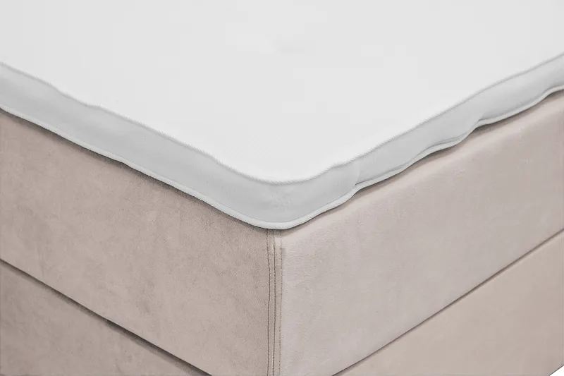 Dream Komplett Sengepakke 150x200 cm Asymmetriske knapper - Beige - Møbler - Senger - Dobbeltsenger
