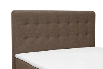 Dream komplett sengepakke 150x200 cm knapper - Brun - Møbler - Senger - Dobbeltsenger