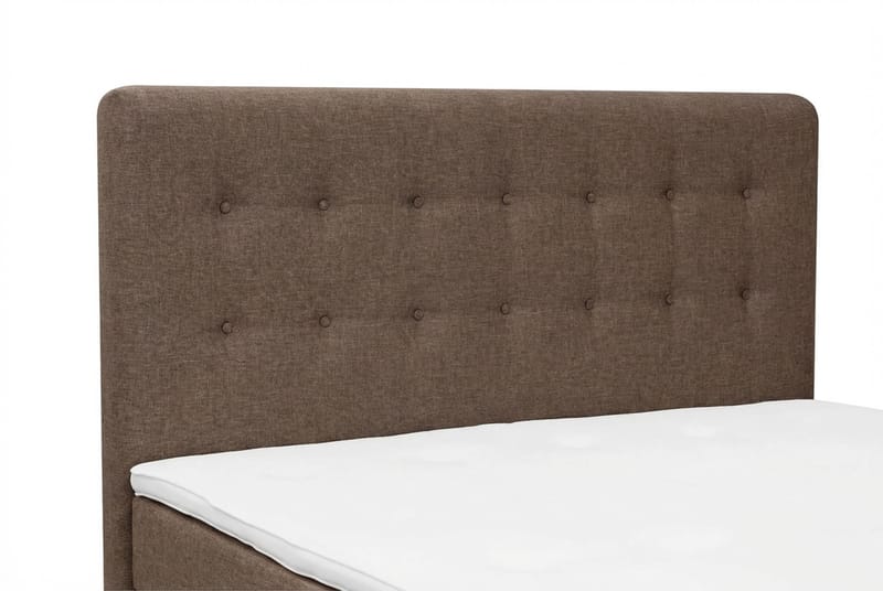 Dream komplett sengepakke 150x200 cm knapper - Brun - Møbler - Senger - Dobbeltsenger