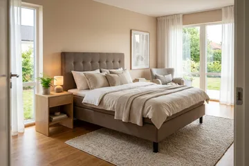 Dream komplett sengepakke 150x200 cm knapper - Brun - Møbler - Senger - Dobbeltsenger