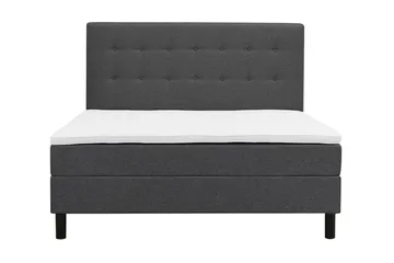 With Headboard - Mørkegrå