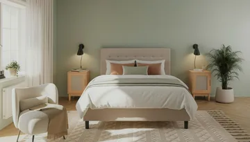 Dream Komplett Sengepakke 180x200 cm Knapper - Beige - Møbler - Senger - Kontinentalsenger