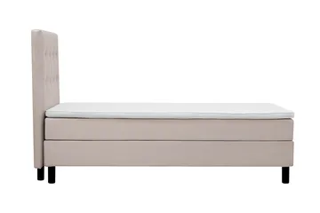 Dream komplett sengepakke 90x200 cm knapper - Beige - Møbler - Senger - Dobbeltsenger