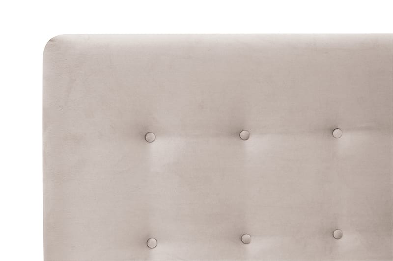 Dream komplett sengepakke 90x200 cm knapper - Beige - Møbler - Senger - Dobbeltsenger