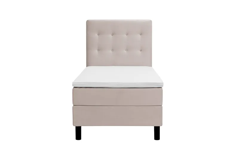 Dream komplett sengepakke 90x200 cm knapper, Beige