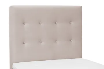 Dream komplett sengepakke 90x200 cm knapper - Beige - Møbler - Senger - Dobbeltsenger