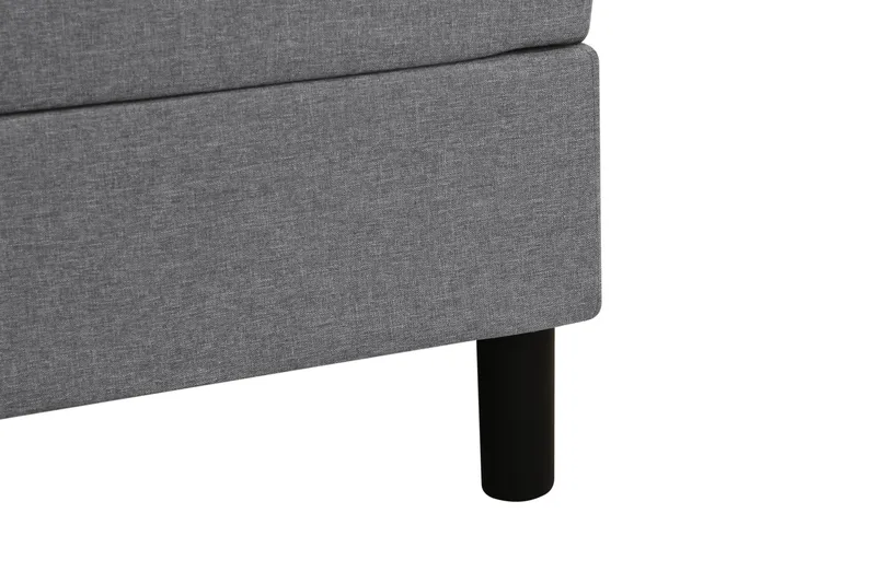 Dream komplett sengepakke 90x200 cm knapper - Grå - Møbler - Senger - Komplett sengepakke