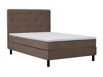 Dream komplett sengesett 120x200 cm asymmetriske knapper - Brun - Møbler - Senger - Kontinentalsenger