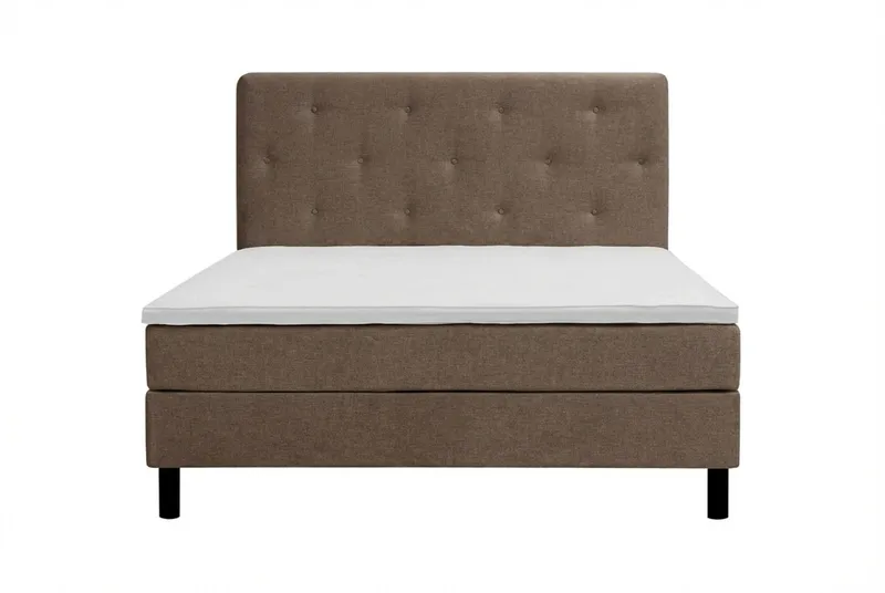 Dream komplett sengesett 180x200 cm asymmetriske knapper, Brun